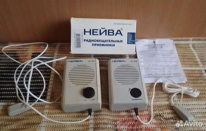 Радиовещательные приемники Нейва аг-306