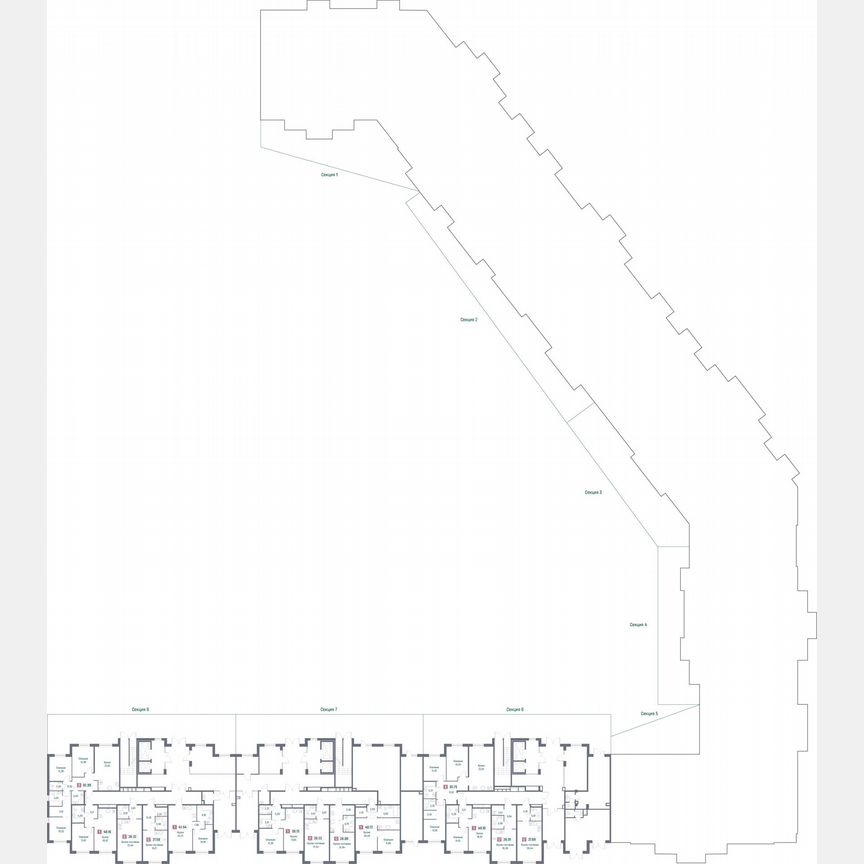1-к. квартира, 39,7 м², 1/16 эт.