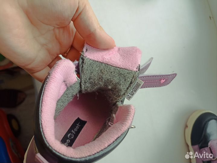 Ботинки демисезонные для девочки 21 размер