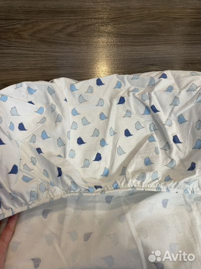 Простынка для малыша утепленная на резиночке
