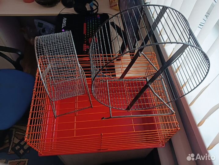 Клетка и колесо для грызунов