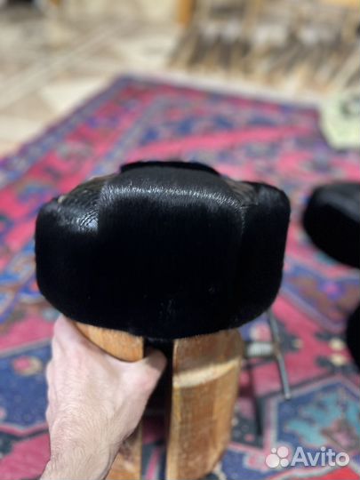 Мужская шапка питон норка