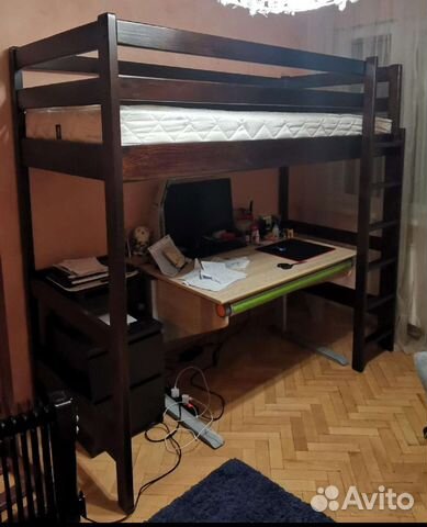 Кровать-чердак для подростка, ребёнка купить в Москве | Товары для дома ...