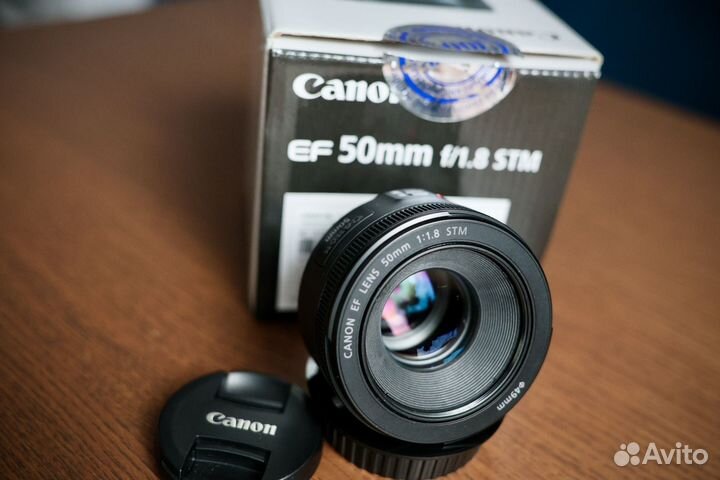 Объектив Canon EF 50 mm 1.8 stm
