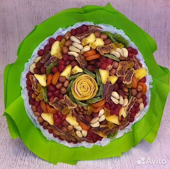 Букет сухофруктовый. Подарок на день рождения