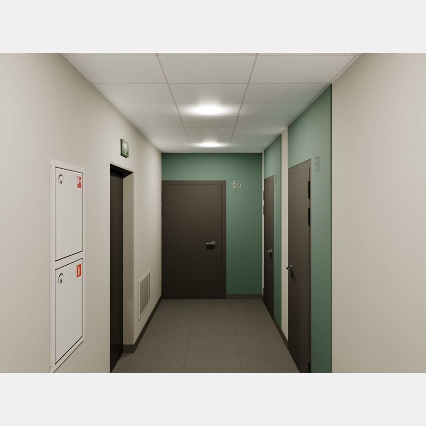 2-к. квартира, 57 м², 9/12 эт.