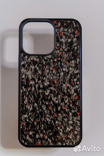 Карбоноовый чехол для iPhone 15 Pro Max