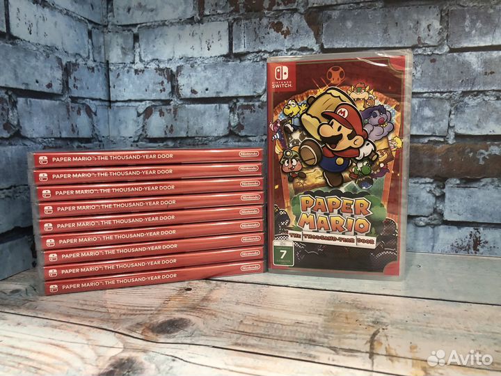 Paper Mario A Thousand Year Door Картридж