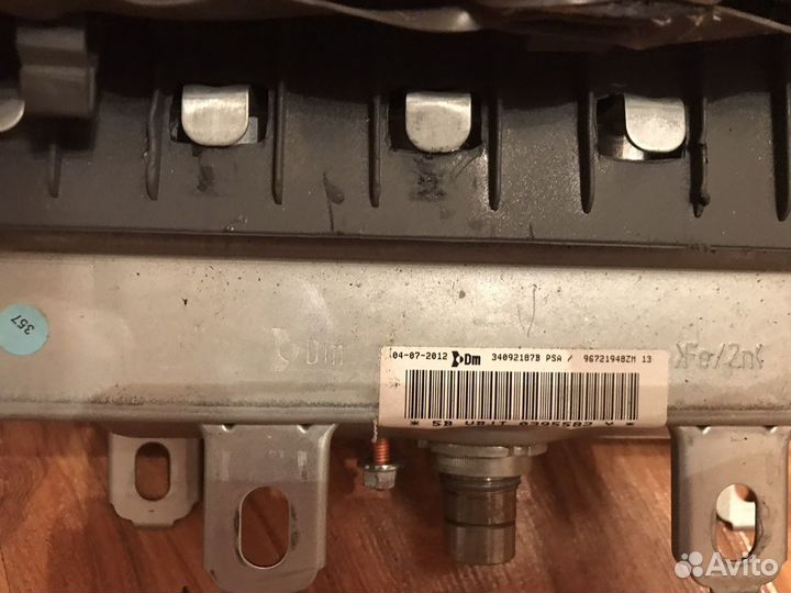 Подушки безопасности Ситроен Берлинго Б9