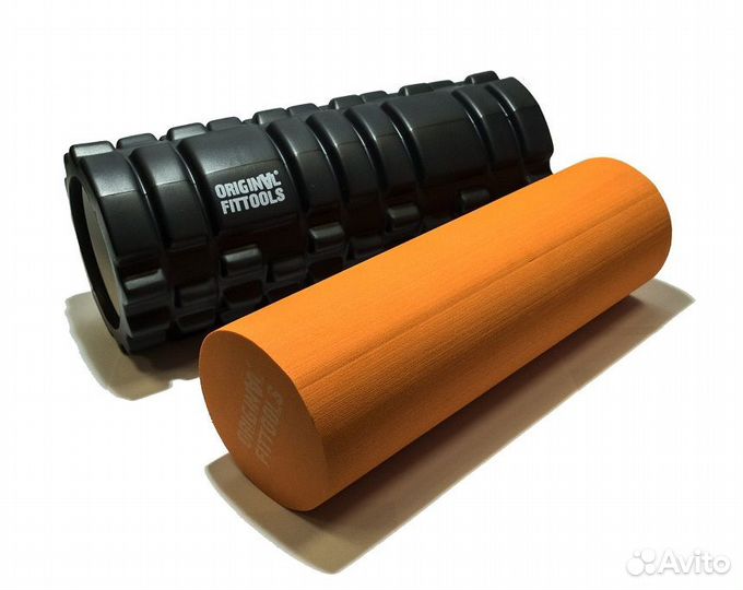 Цилиндр массажный 33x14 см двойной FT-doubleroll