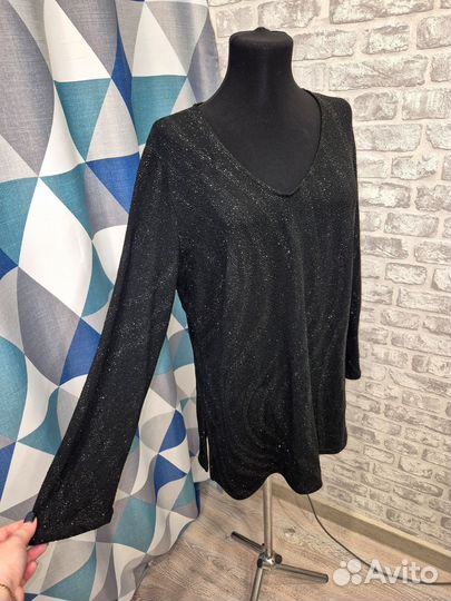 Кофты блестящие бархат 48-52