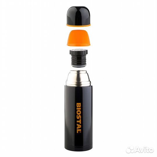 Термос biostal-спорт у/г черный NBP-1200C (biostal