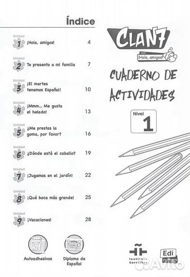 Clan 7 Cuaderno de actividades Nivel 1