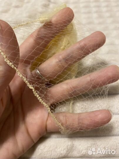 Паутинка белая/черная для волос