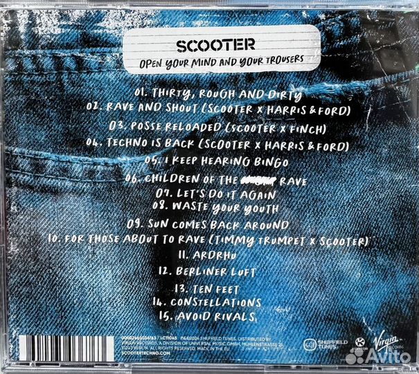 Cd диски музыка Scooter 2024