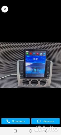 Магнитола на форд фокус 2, тесла