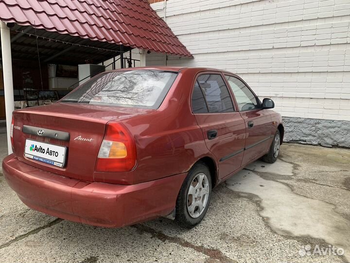 Hyundai Accent 1.5 МТ, 2005, 166 000 км