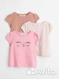 Футболки на девочку 92