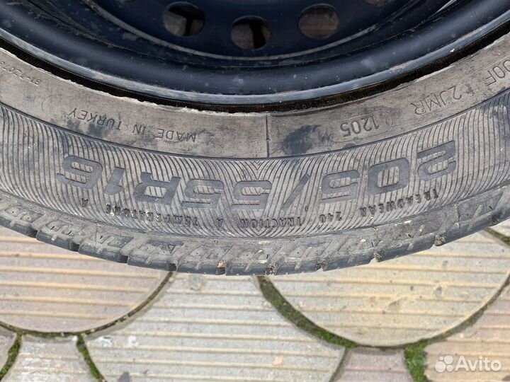 Колесо 205 55 r 16 бу на диске