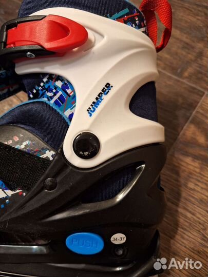 Коньки фигурные детские раздвижные р-р 34-37