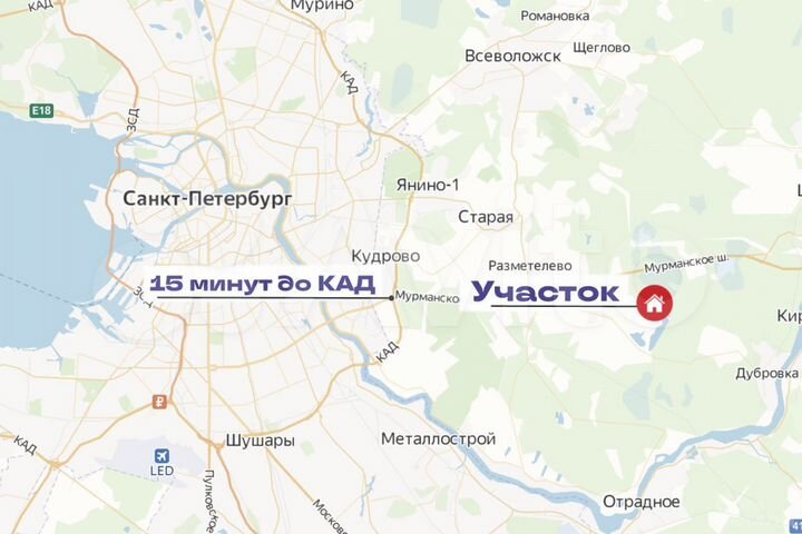 Участок 21,3 сот. (СНТ, ДНП)