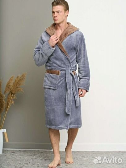 Халат мужской теплый