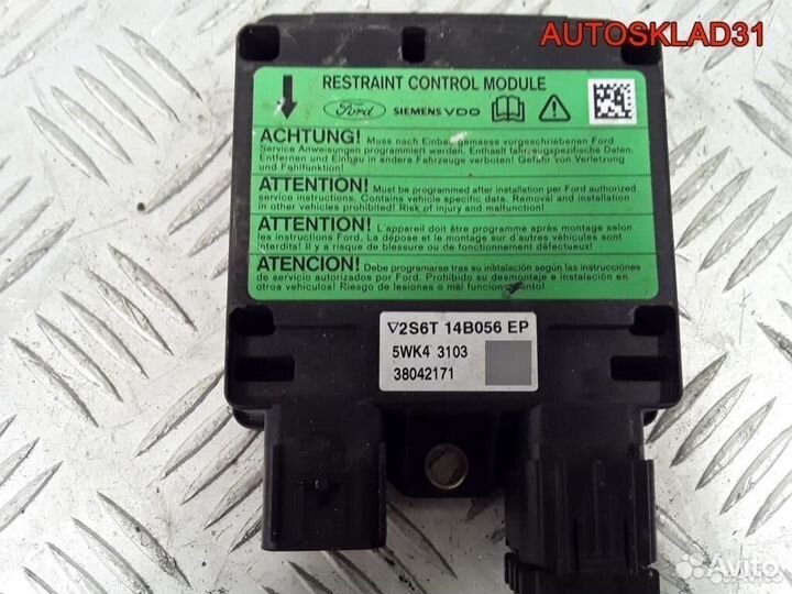 Блок управления Аирбаг Ford Fiesta 2s6t14b056ep