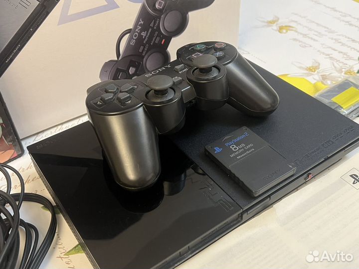 Sony playstation 2 ps2 slim прошитая