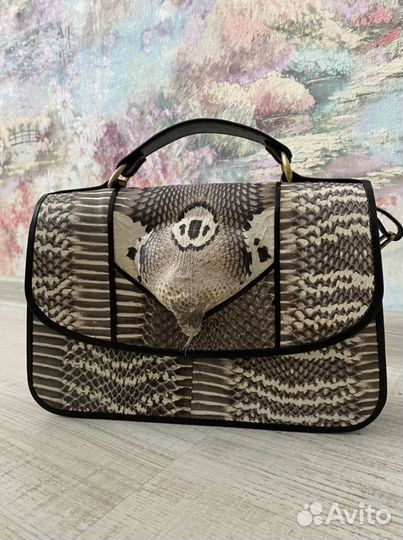 Сумка из натуральной змеи, новая
