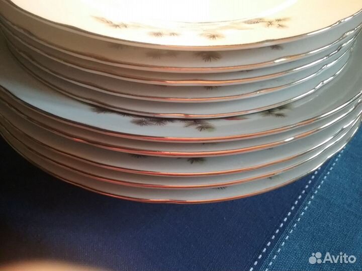 Тарелки фарфоровые (Япония) 3 рисунка