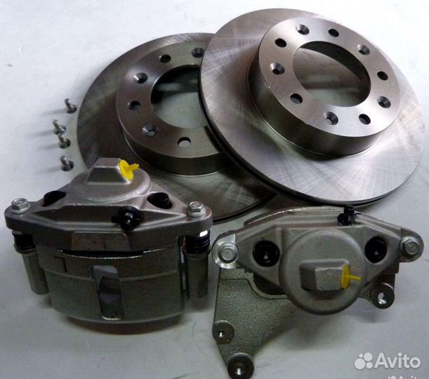 Комплект вентилируемых тормозов tornado нива шеви