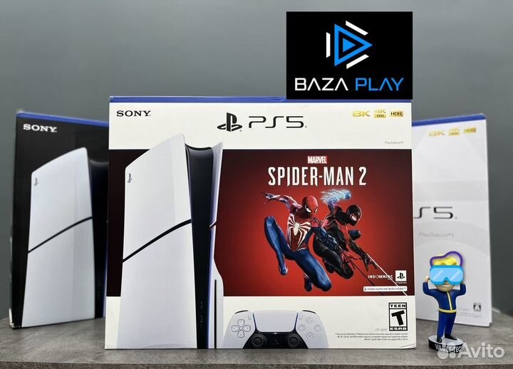 Sony Playstation 5 Slim + Spider Man 2 + Гарантия