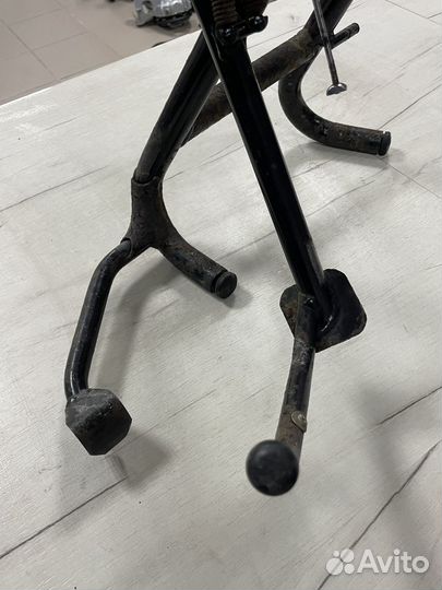 BMW K100 центральная + боковая подставка / подножк