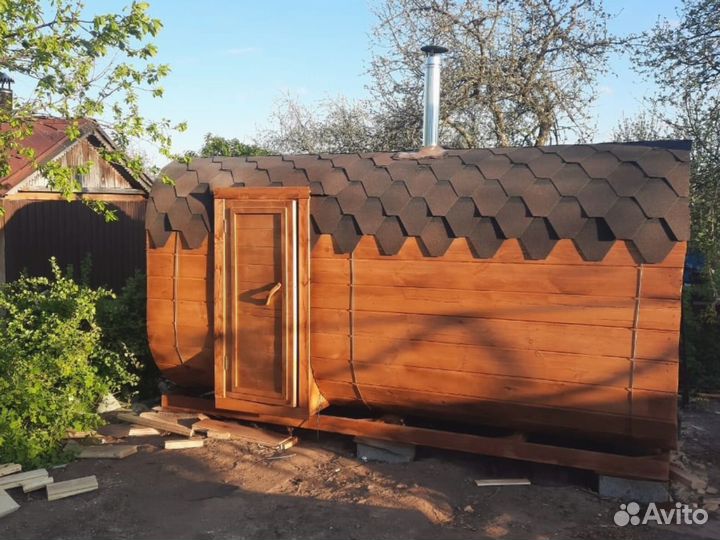 Баня-бочка от производителя