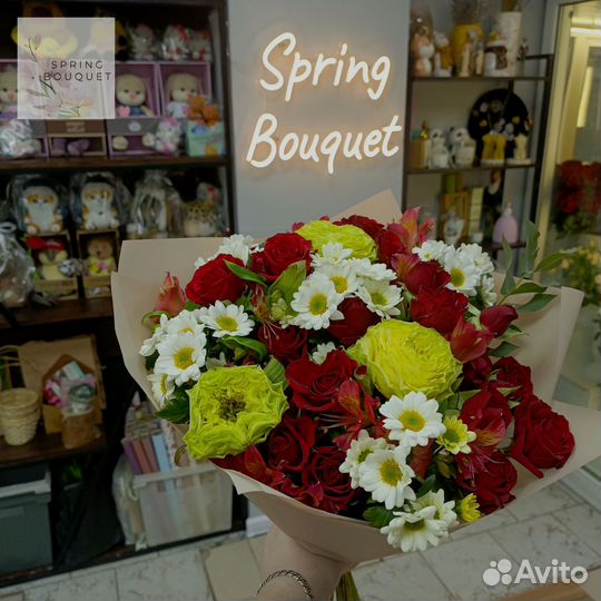 Букеты роз 25 штук