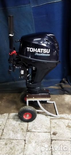Лодочный мотор tohatsu 9.8, 4 такта с лодкой пвх