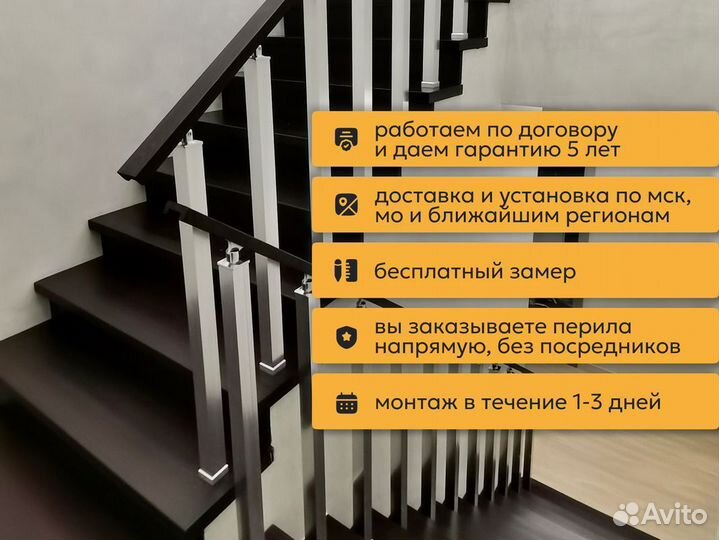 Стильные стеклянные перила