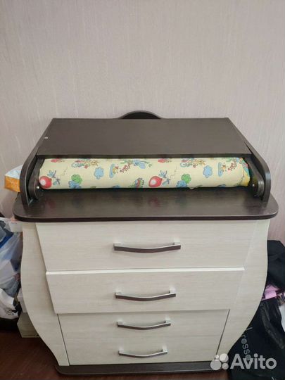 Детская кроватка с пеленальным комодом