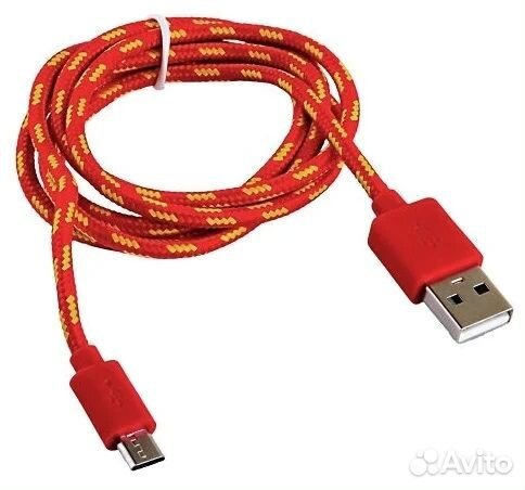 Кабель USB 2.0 micro USB blast BMC-112 1 m красный
