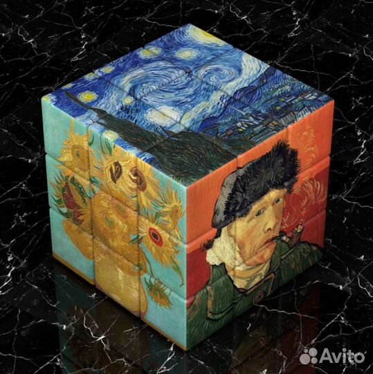 Кубик рубикас картинами 3x3