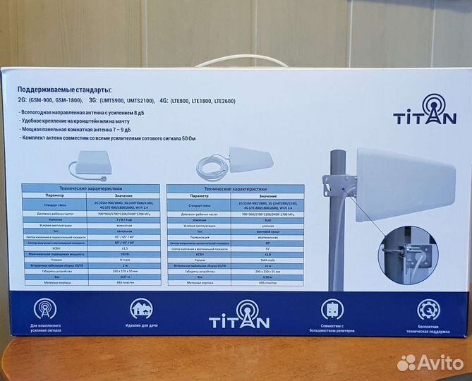 Комплект антенн titan MultiSet (GSM/2G/3G/4G)