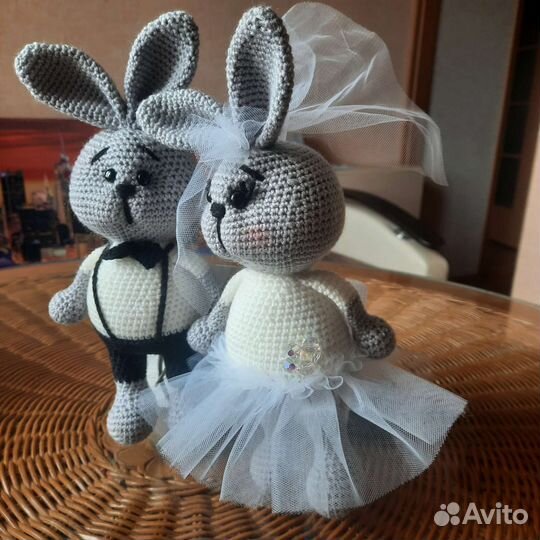 Повторю на заказ игрушка заяц жених и невеста