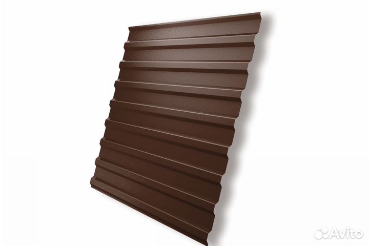 Профнастил C20B 0,45 Drap TR с пленкой RAL 8017 шоколад