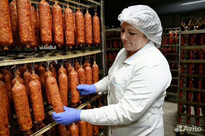 Разнорабочий в колбасный цех. Курская область