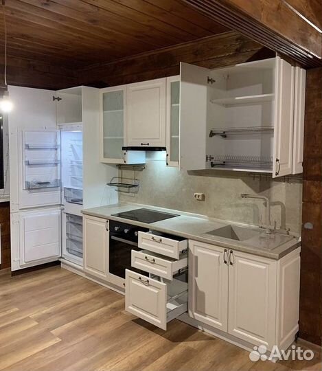 Кухня 3 м прямая новая цена за все модули