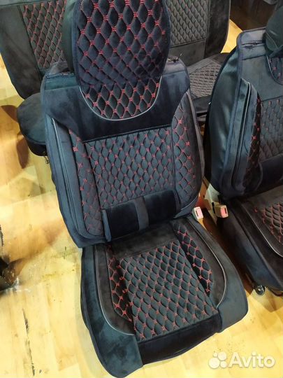 Авточехлы на весь салон из алькантары