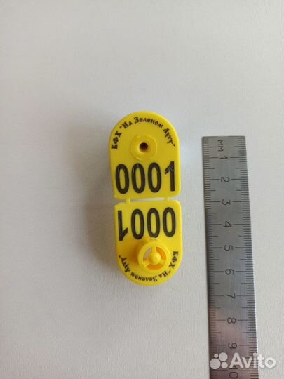 Ушная бирка для коз, овец, поросят