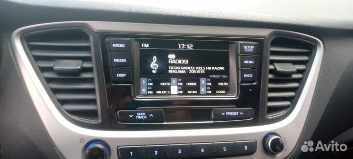 Штатная магнитола на hyundai solaris 2