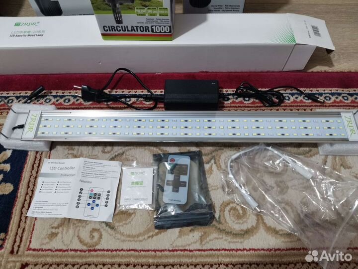 Аквариумный светильник, фильтры и тд