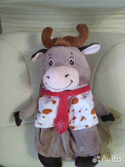Рюкзак игрушка бык корова